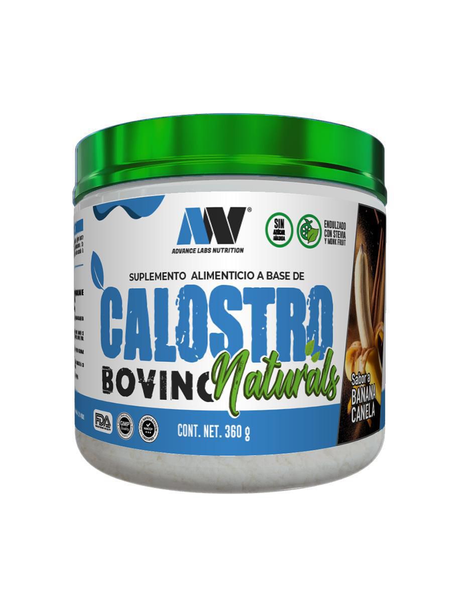 Calostro Bovino Naturals con calostro bovino sabor plátano de 360 g