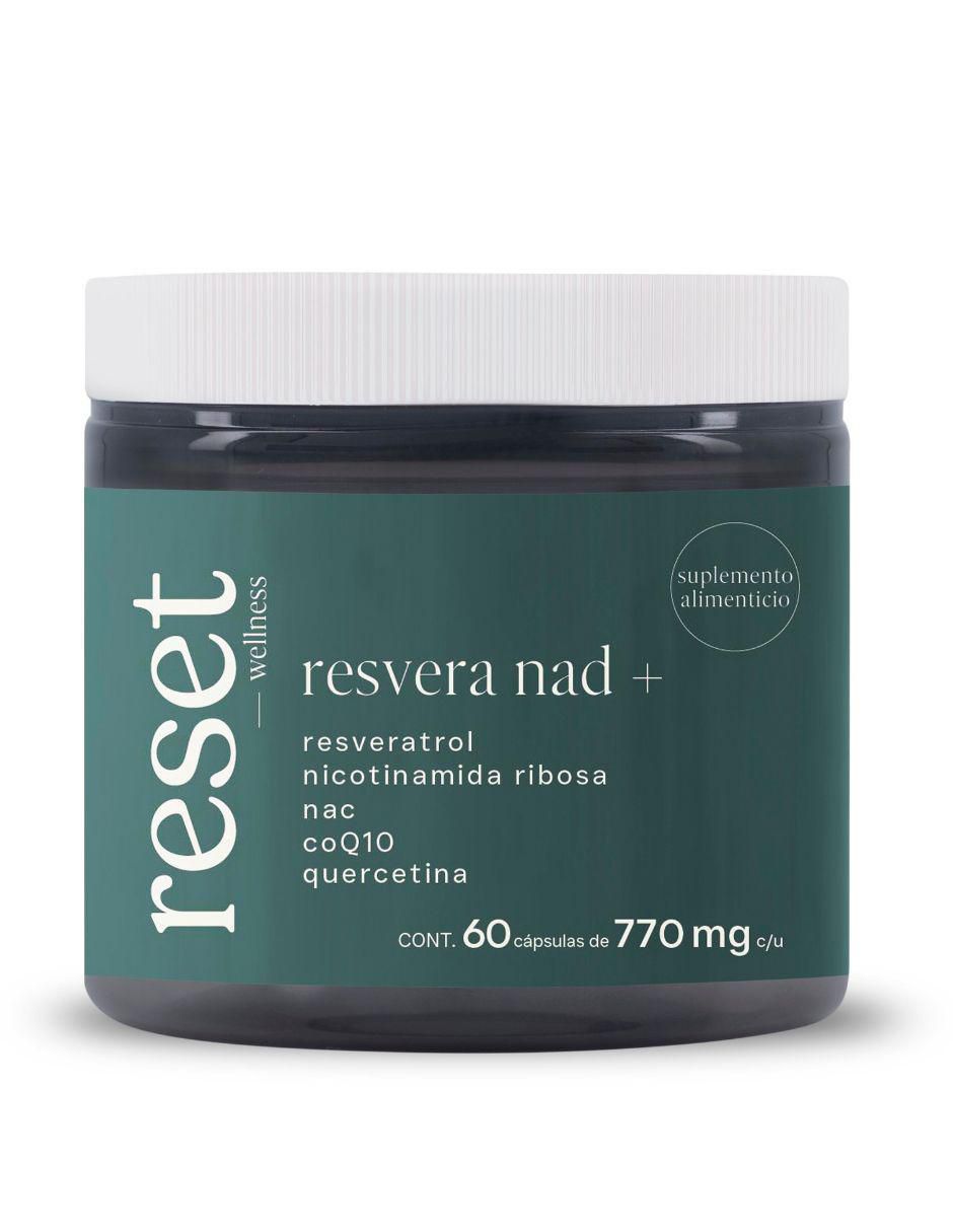 Resvera Nad + con resveratrol de 60 cápsulas