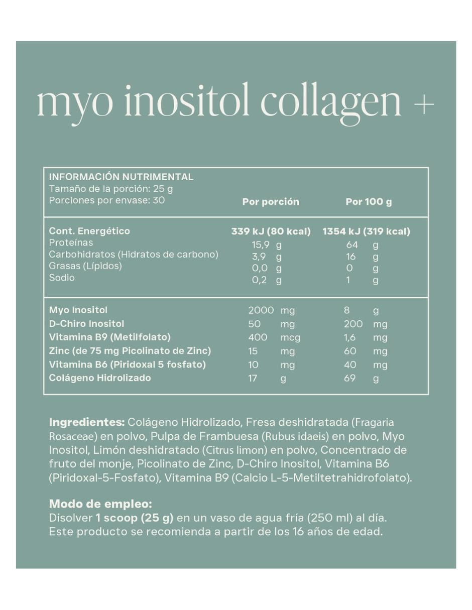 Myoinositol + sabor natural de 90 cápsulas 2