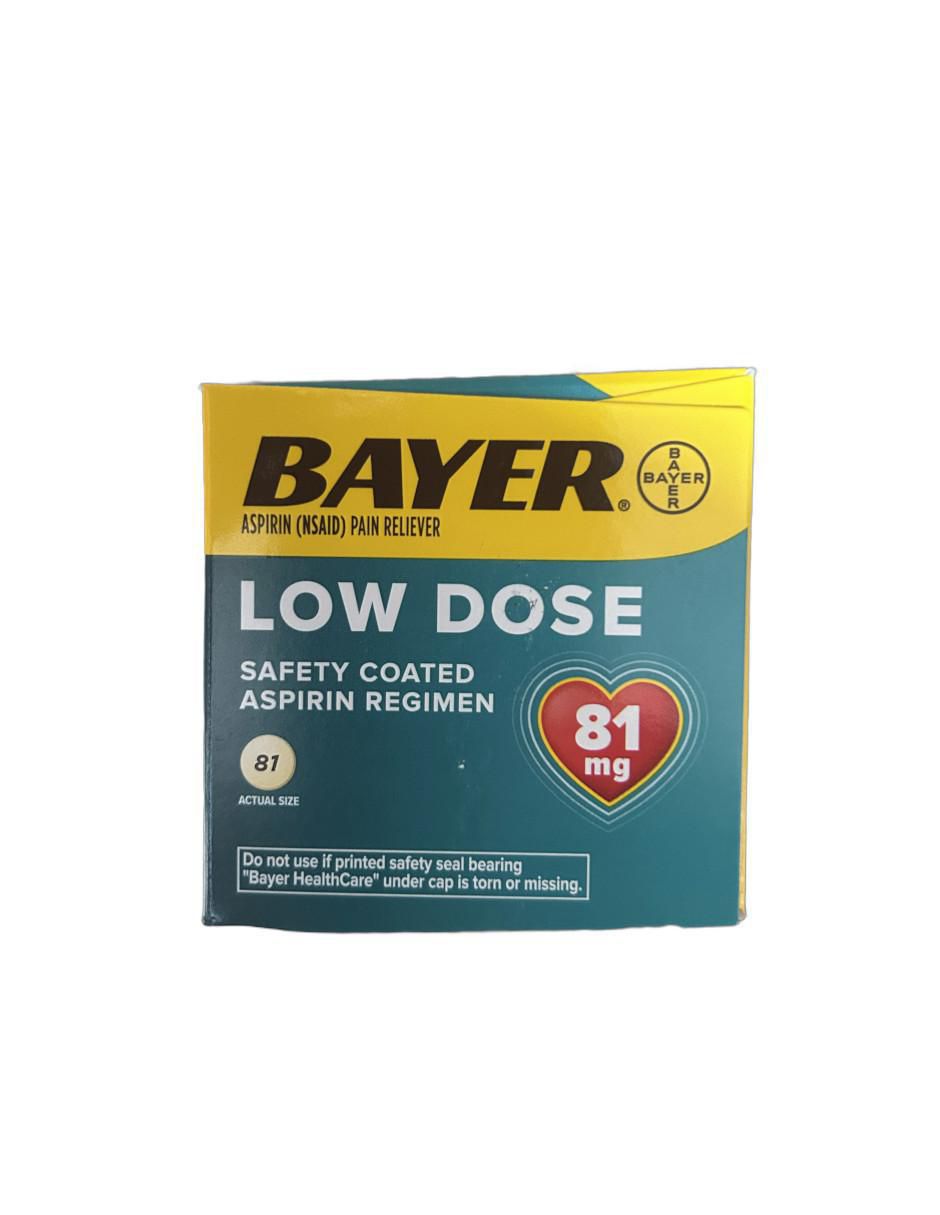 Tabletas para desinflamar y aliviar dolor intenso Aspirina de dosis baja 2