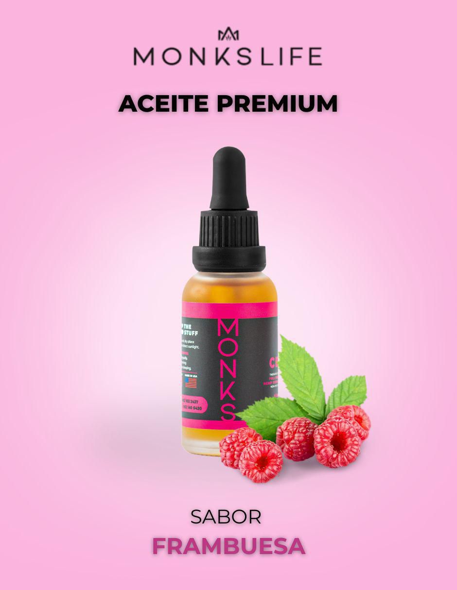 Aceite de CBD sabor frambuesa de 30 ml 2