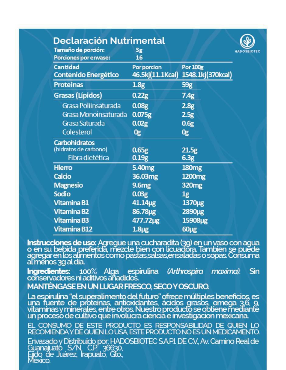 Alga Espirulina 6