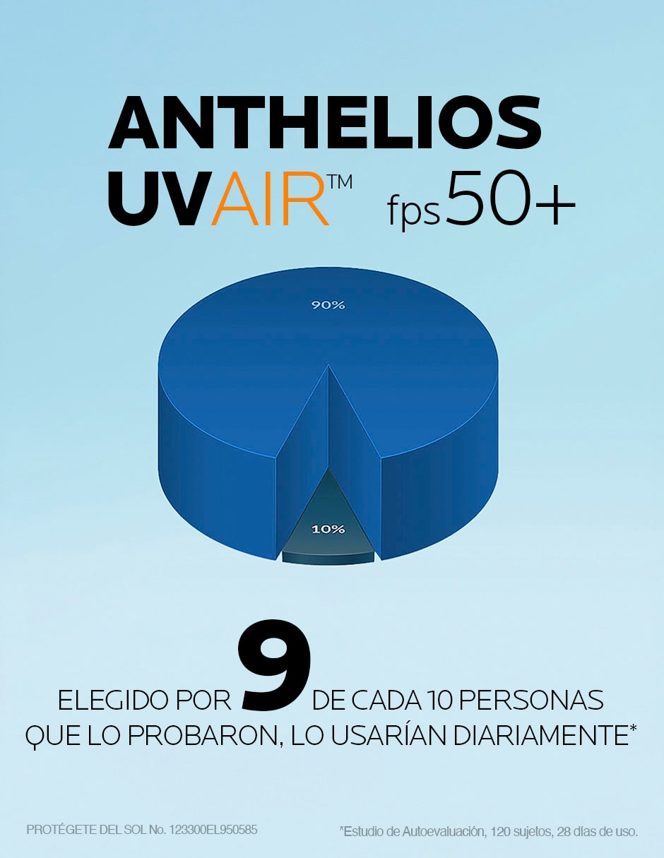 Protector solar FPS 50 UV Air Anthelios 40 ml 11