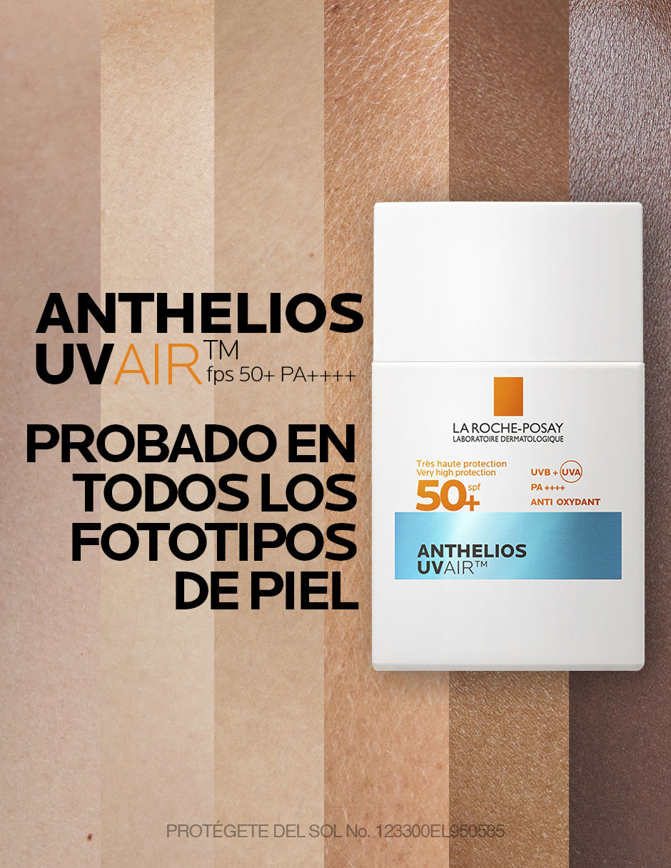 Protector solar FPS 50 UV Air Anthelios 40 ml 8