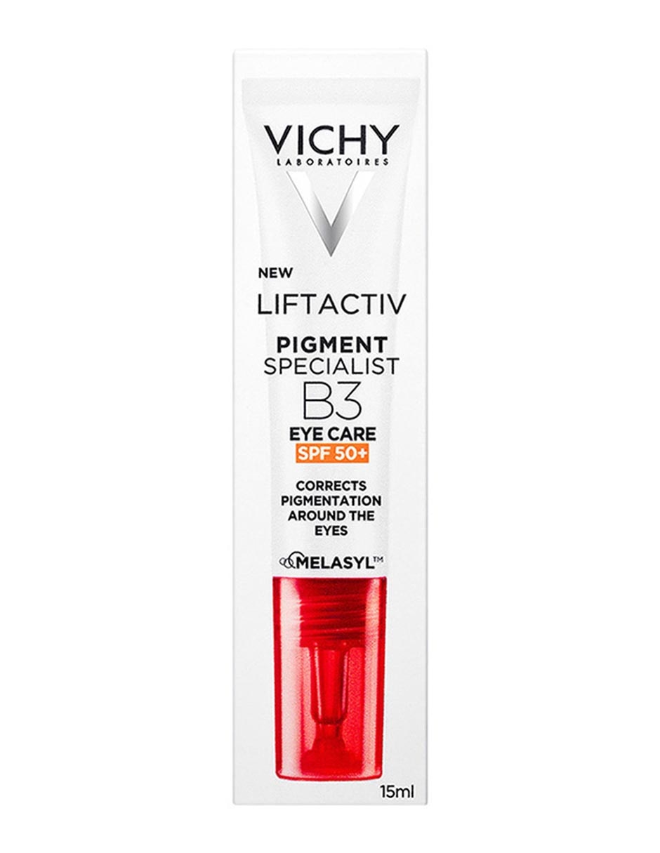Crema para contorno de ojos recomendada para reducir manchas día y noche Vichy Liftactiv B3 Eyes Vichy todo tipo de piel 3