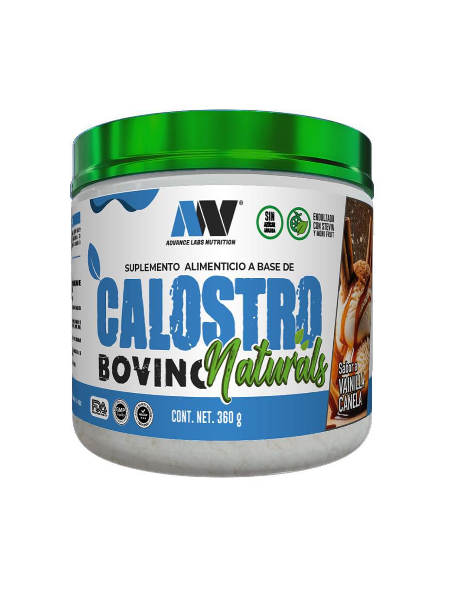 Calostro Bovino Naturals con calostro bovino sabor vainilla de 360 g Calostro Bovino Naturals con calostro bovino sabor vainilla de 360 g