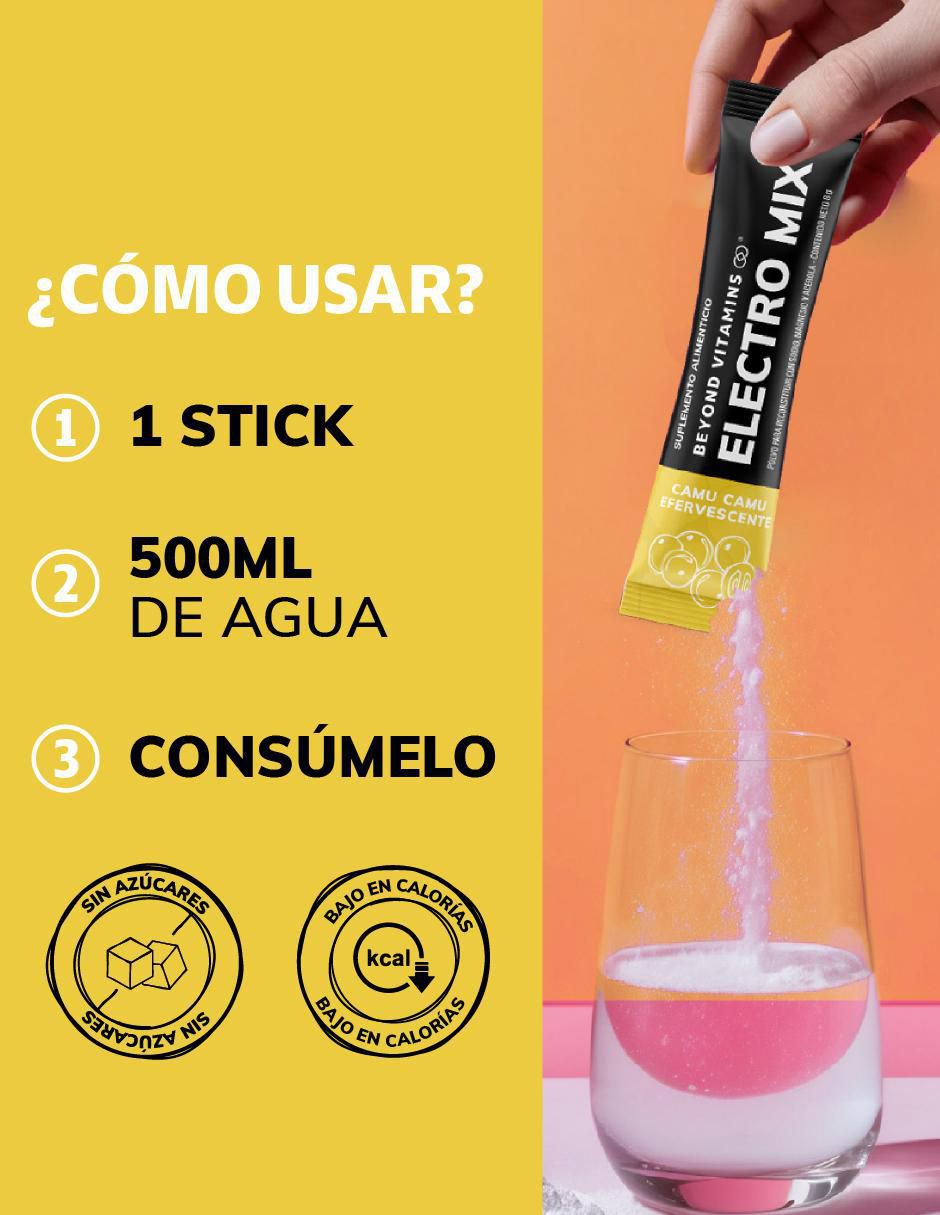 Camu Camu Efervescente sabor camu camu de 8 g 4