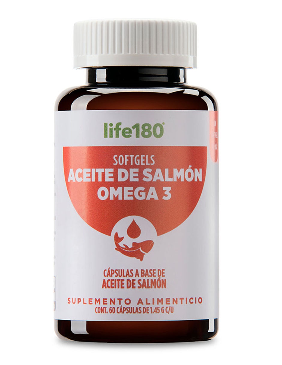 Softgels con omega 3, aceite de salmón, dha y epa de 60 cápsulas Softgels con omega 3, aceite de salmón, dha y epa de 60 cápsulas