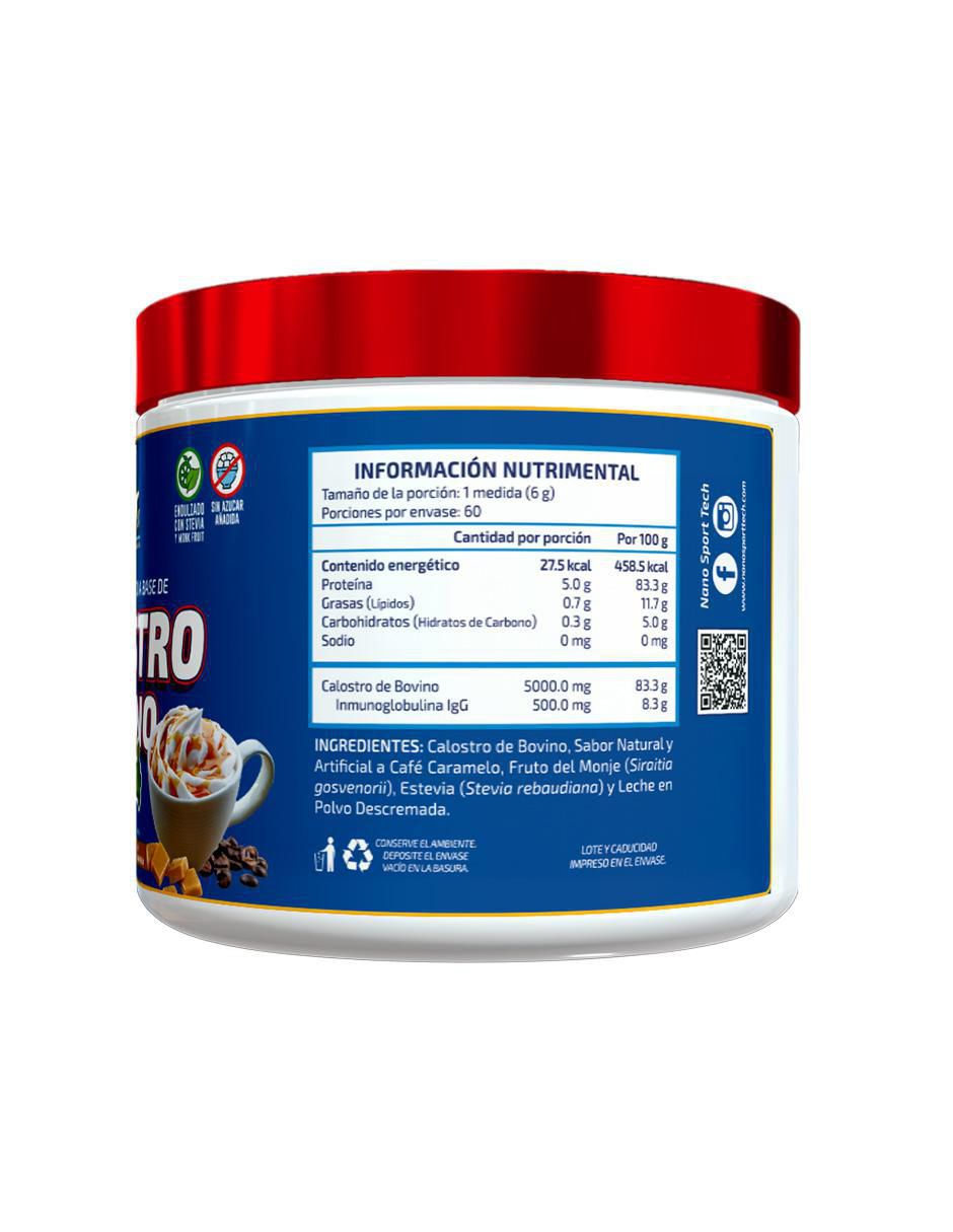 Calostro Bovino Natural con calostro bovino sabor café de 360 g 2