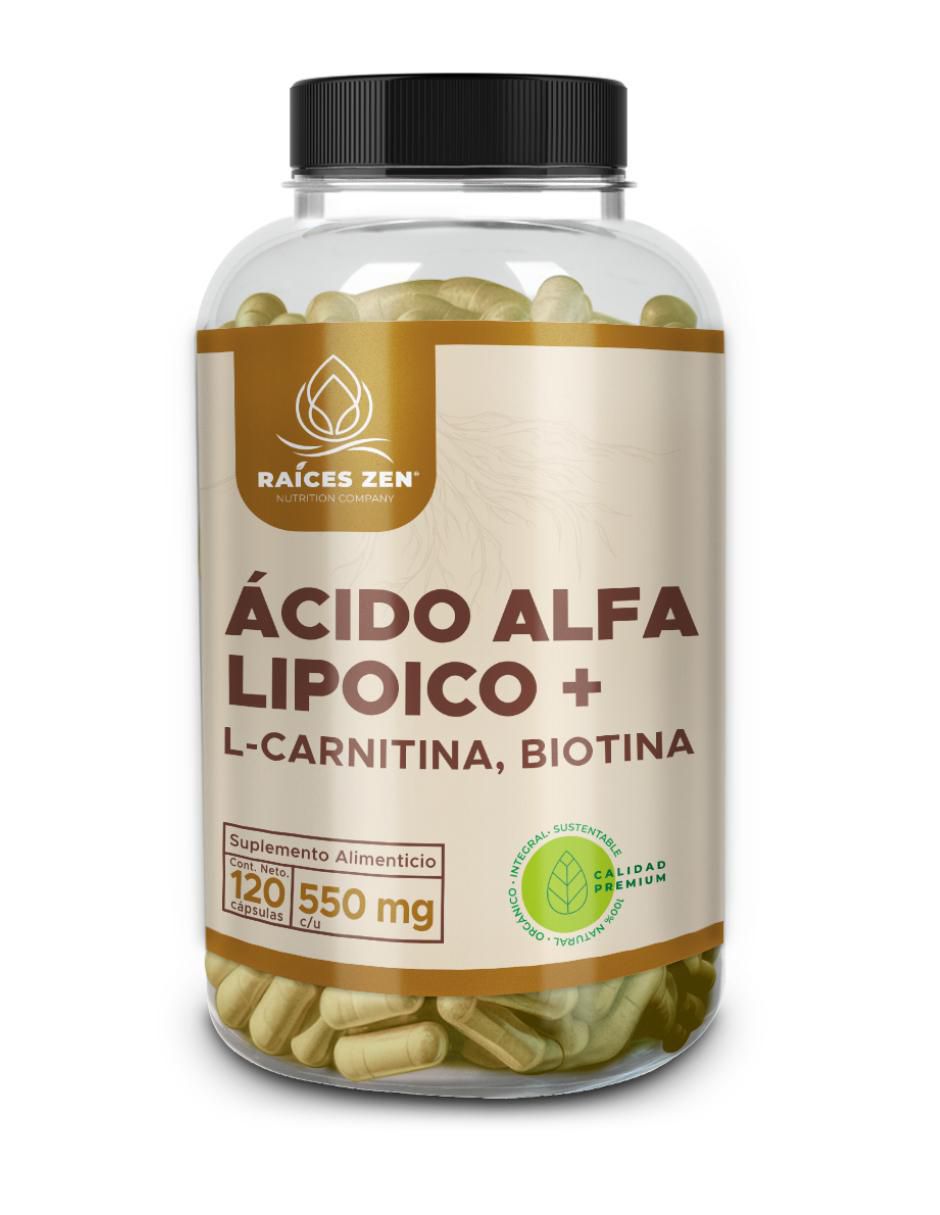 Acido Alfa Lipoico Raíces Zen de 120 cápsulas