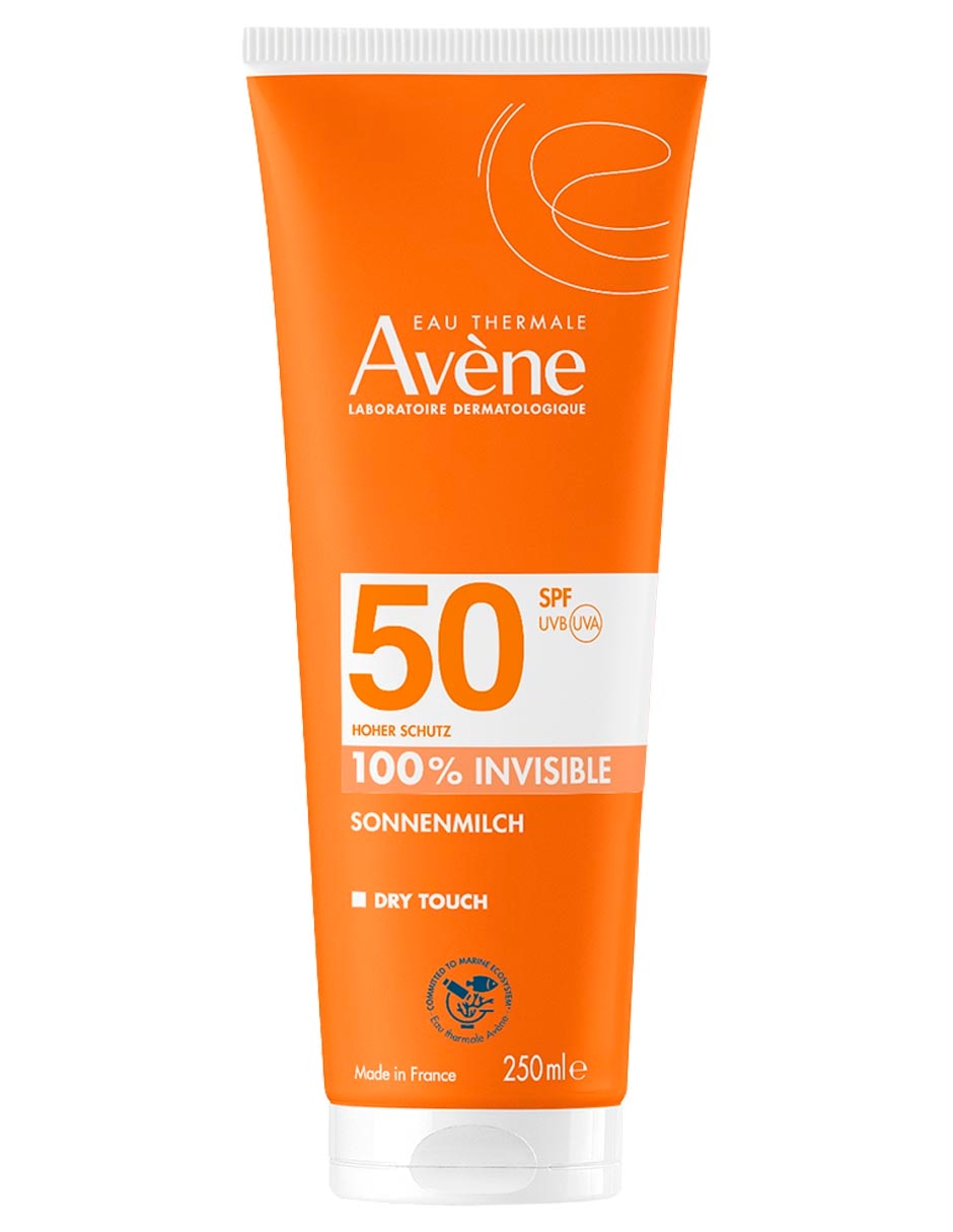 Protector solar FPS 50 Texture Innovation leche invisible Eau Thermale 250 ml Protector solar FPS 50 Texture Innovation leche invisible Eau Thermale 250 ml