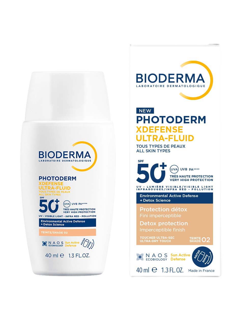 Protector solar FPS 50 Photoderm XDefense tono claro 02 Photoderm 40 ml 3