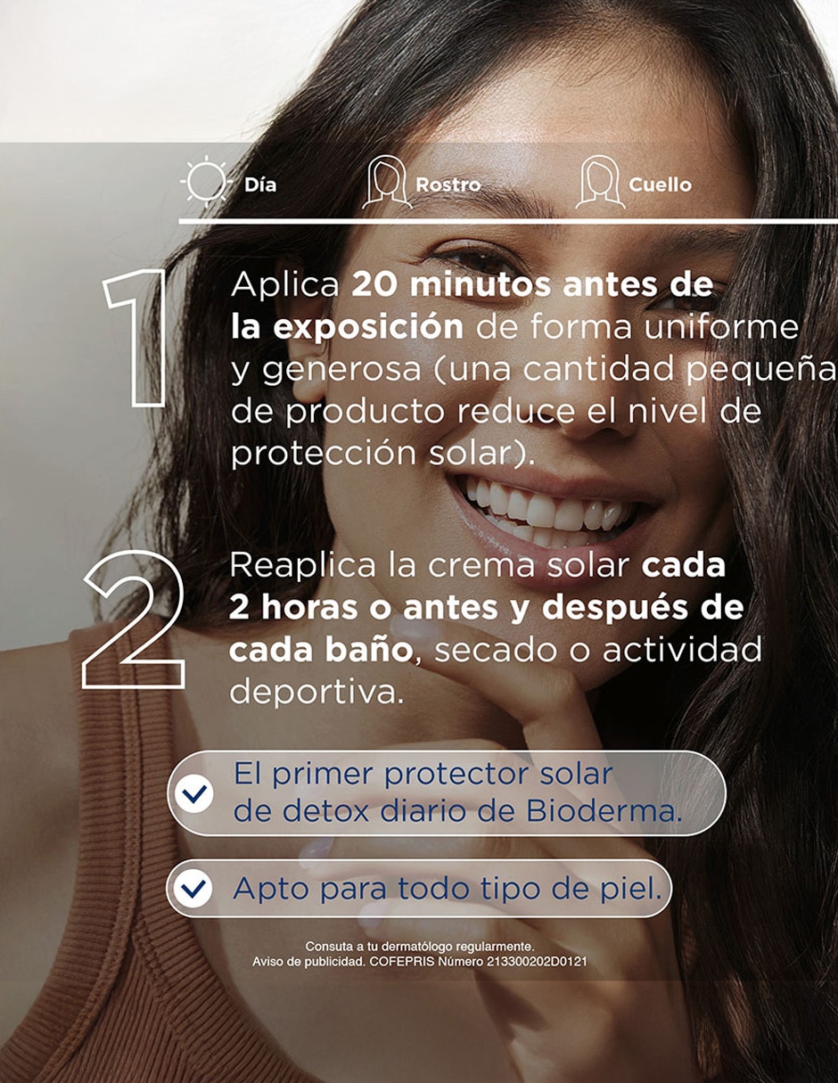 Protector solar FPS 50 Photoderm XDefense Dorado 03 Photoderm 40 ml 4