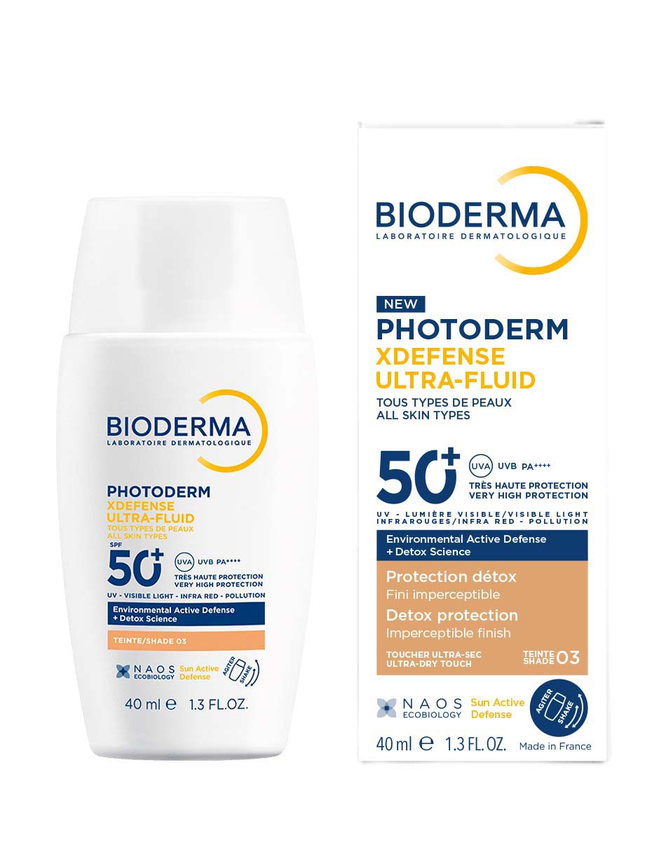 Protector solar FPS 50 Photoderm XDefense Dorado 03 Photoderm 40 ml 6