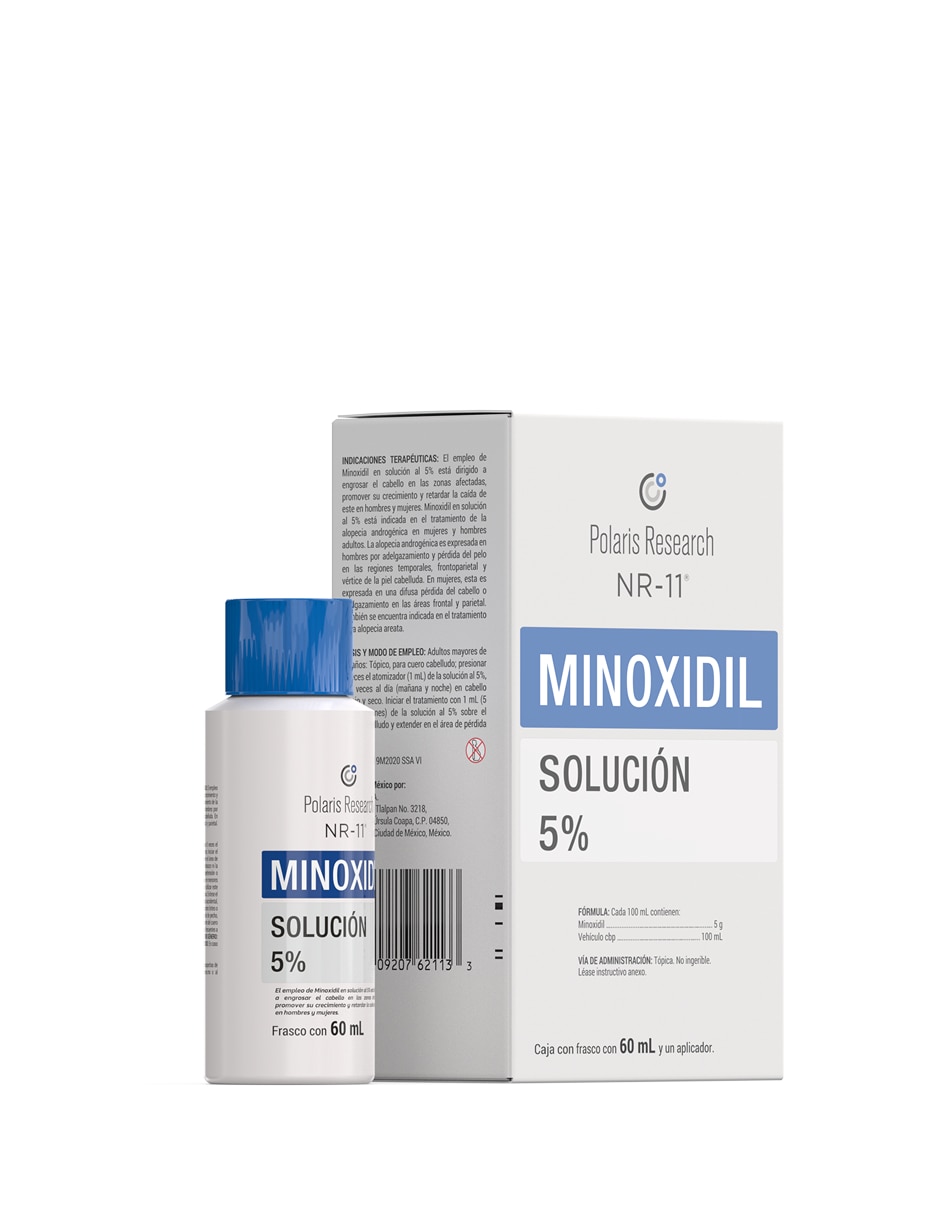 Tratamiento para capilar Minoxidil anticaída Polaris Research Nr-11 3
