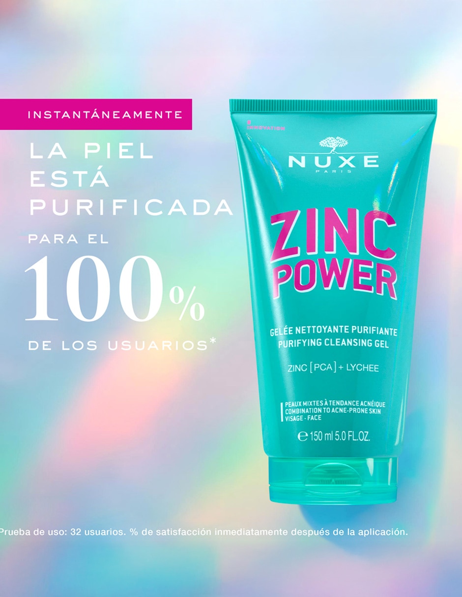 Limpiador facial Gel Purificante Zinc Power para purificar 3