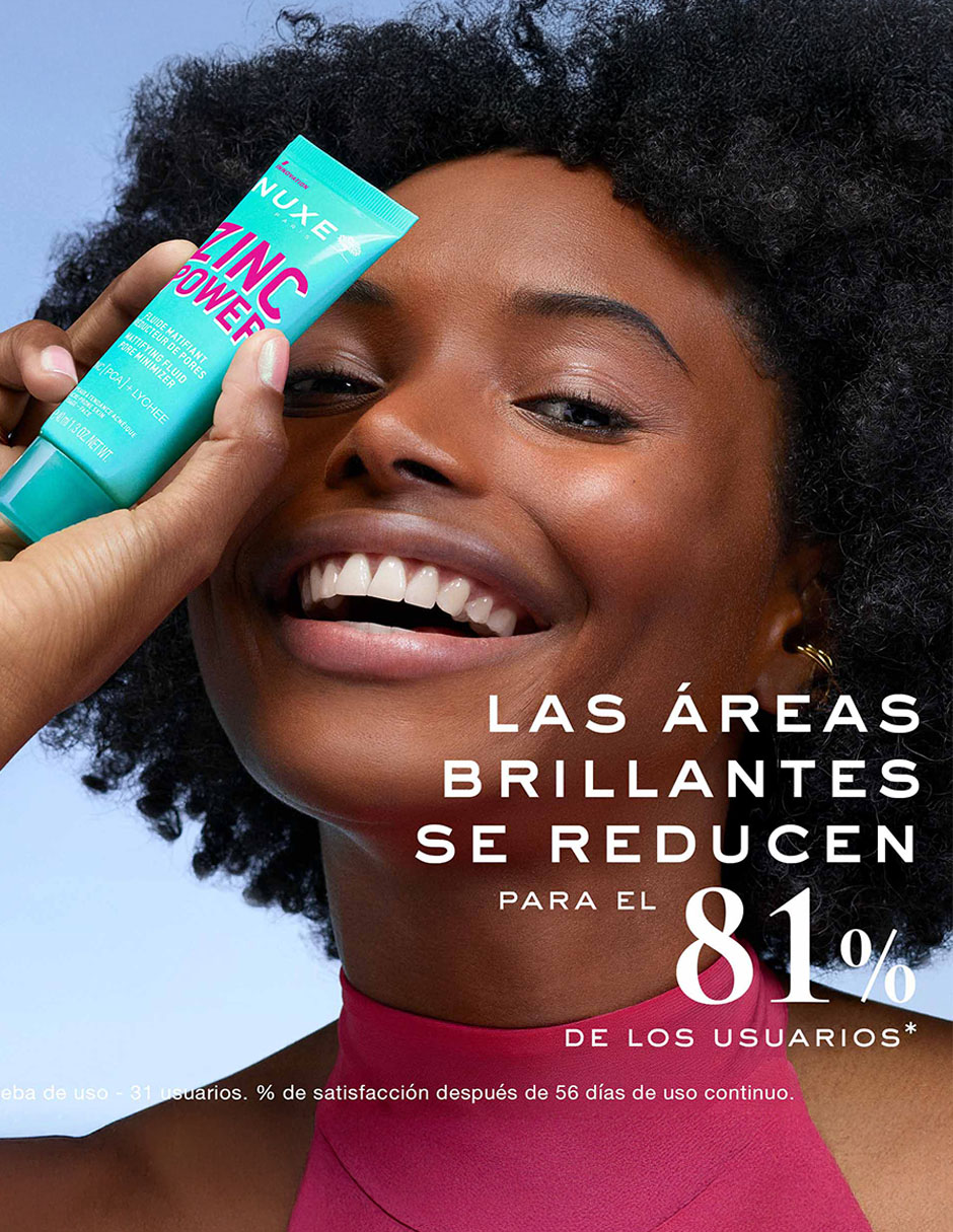 Tratamiento facial matificante minimizador de poros Zinc Power 3