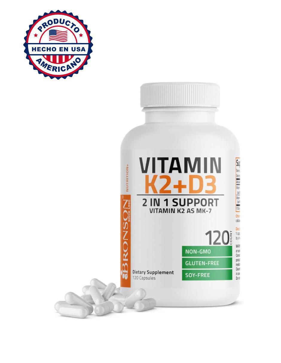 Vitamina D3 y K2 suplemento alimenticio cápsulas 6