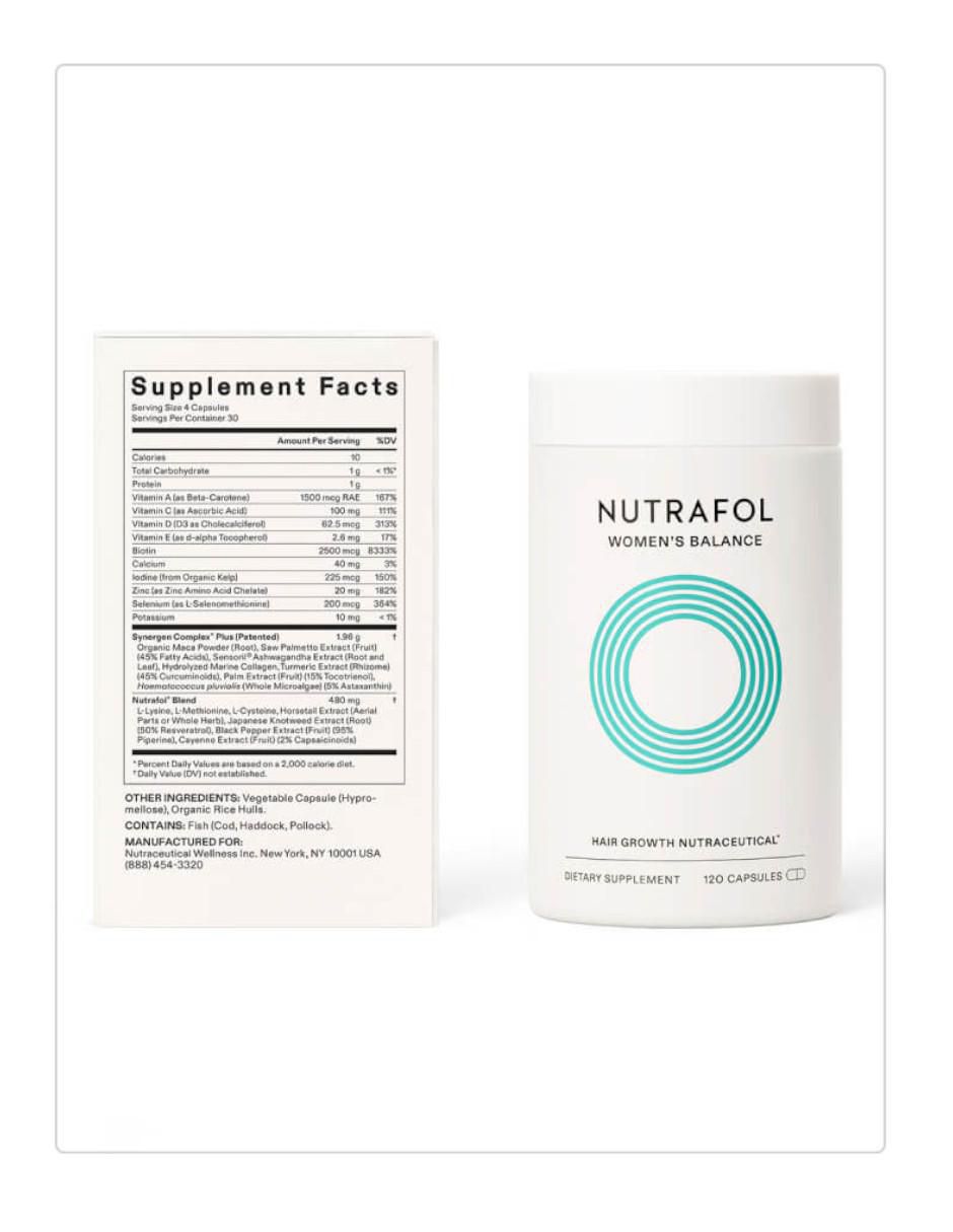Suplemento para el crecimiento del cabello para mujeres con biotina, vitamina e de 120 cápsulas 2