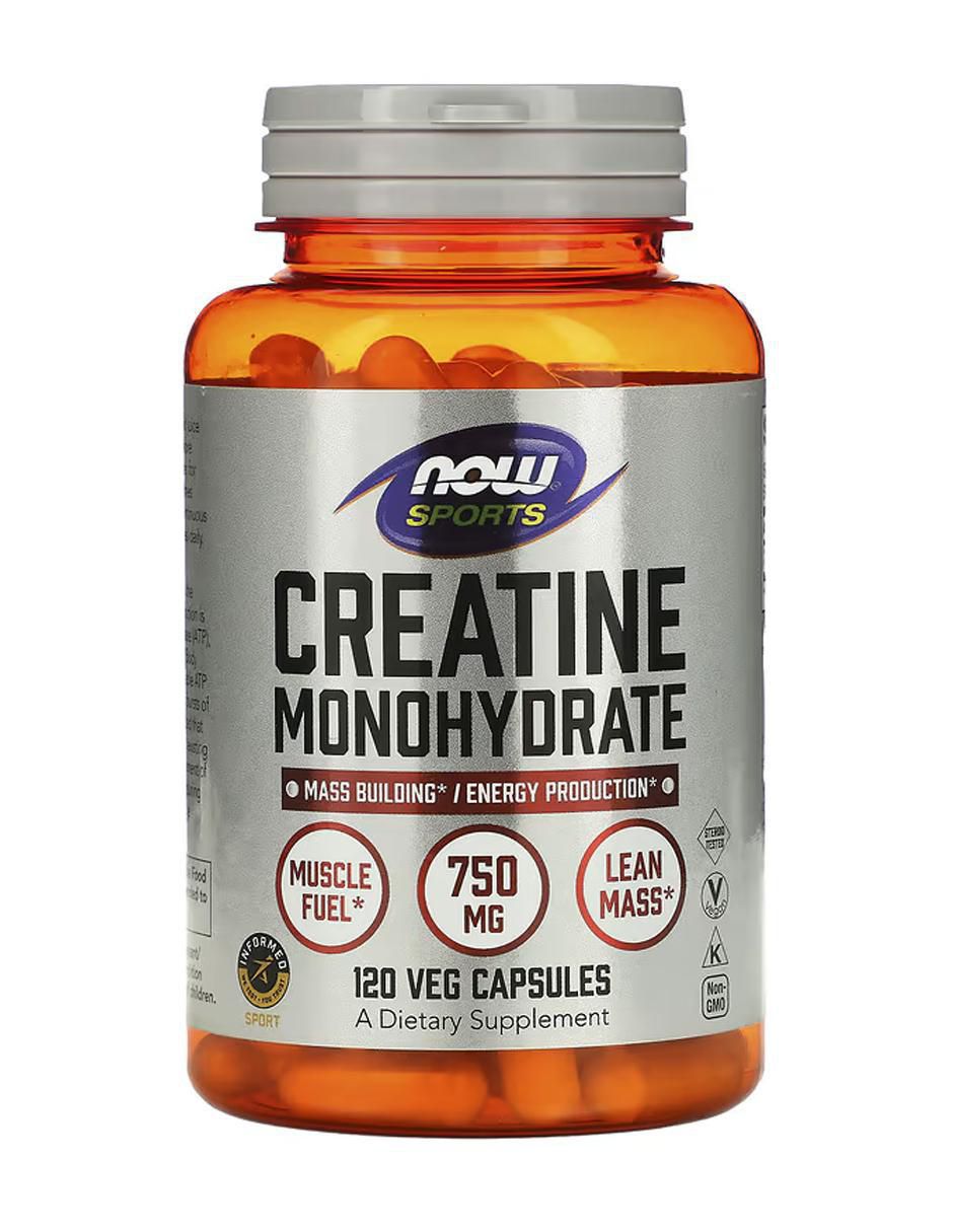 Sports, Monohidrato de creatina, vegetales (750 mg por cápsula) de 120 cápsulas