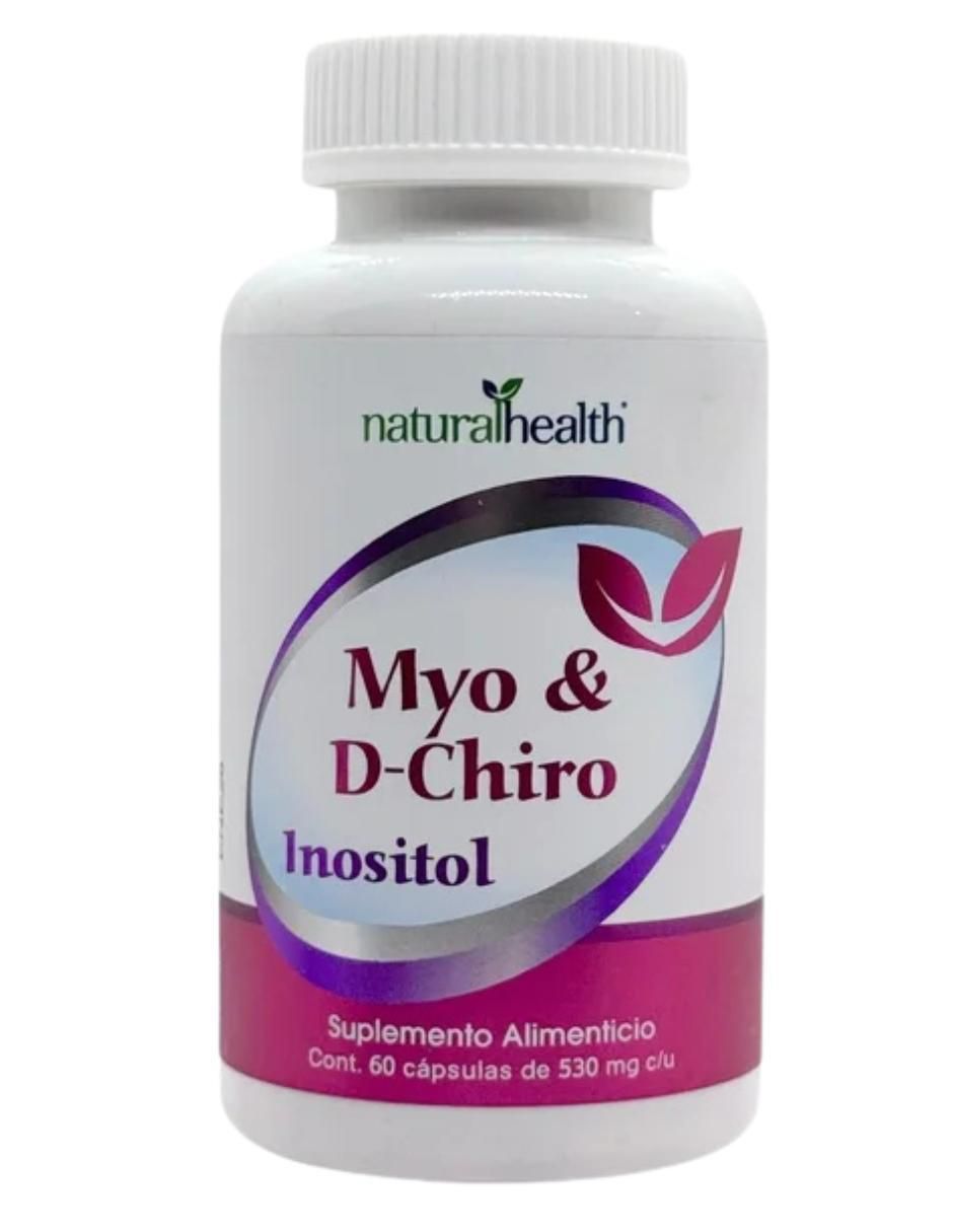Myo D Chiro Inositol Natural Health de 60 cápsulas Myo D Chiro Inositol Natural Health de 60 cápsulas
