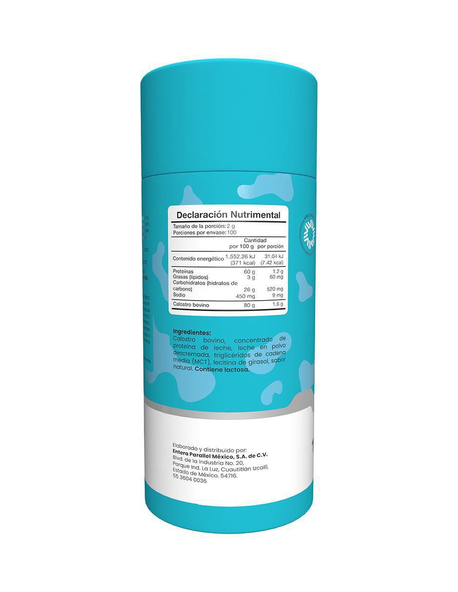 MUU con calostro bovino sabor natural de 200 g 3