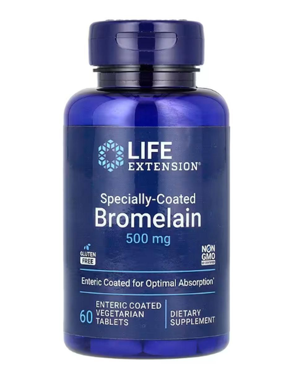 Bromelain con vitaminas y minerales de 60 tabletas Bromelain con vitaminas y minerales de 60 tabletas
