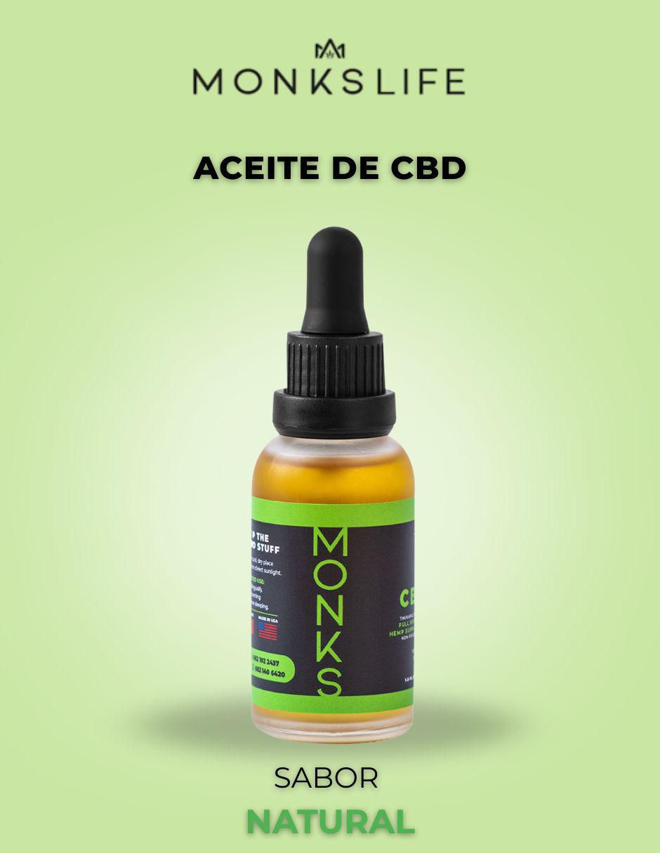 Aceite de CBD sabor natural de 30 ml 2