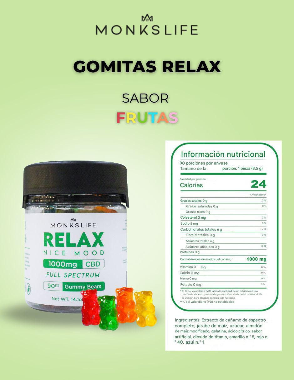 Gomitas de CBD sabor frutas de 90 gomitas 5