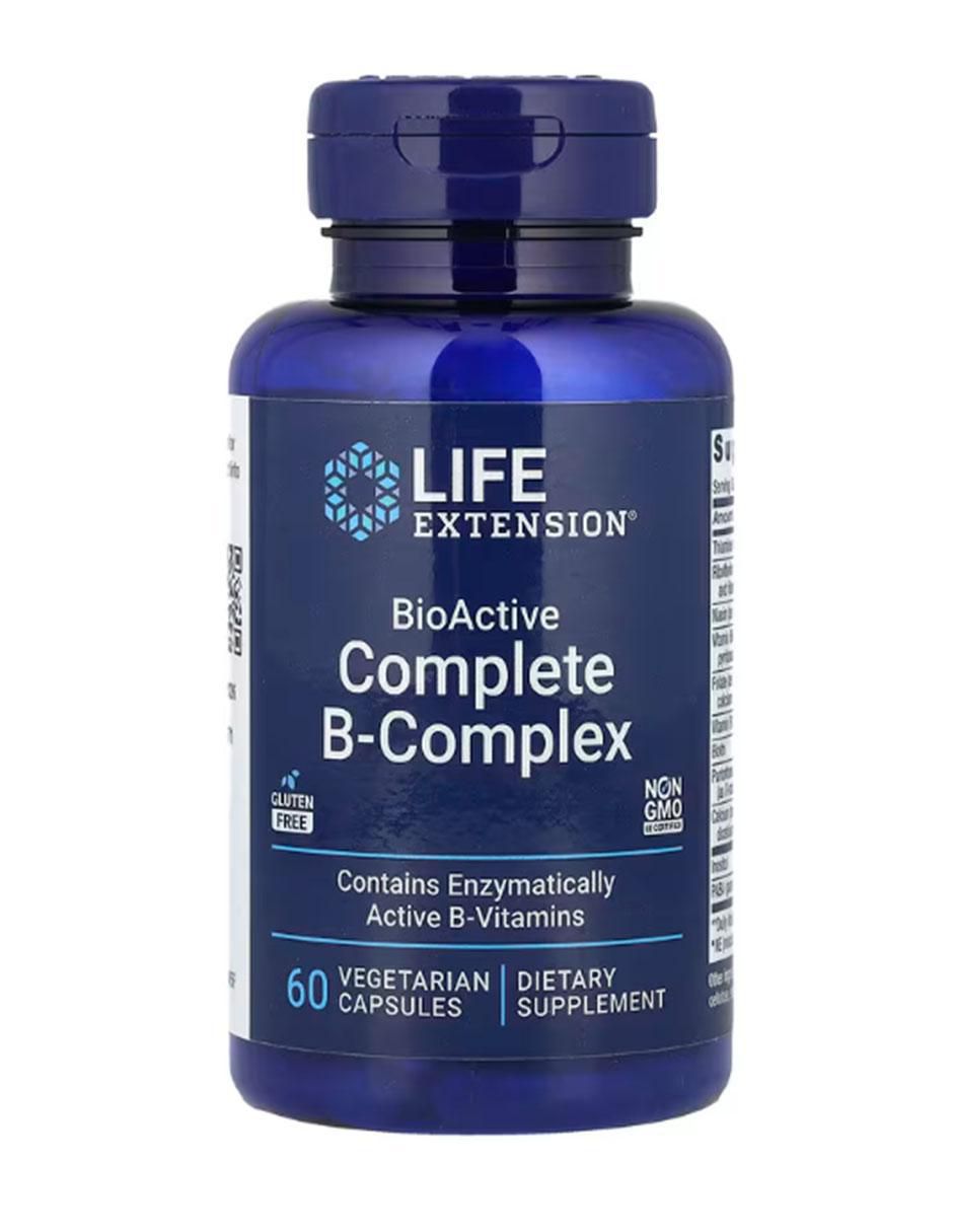 Complejo B con vitaminas y minerales de 60 cápsulas