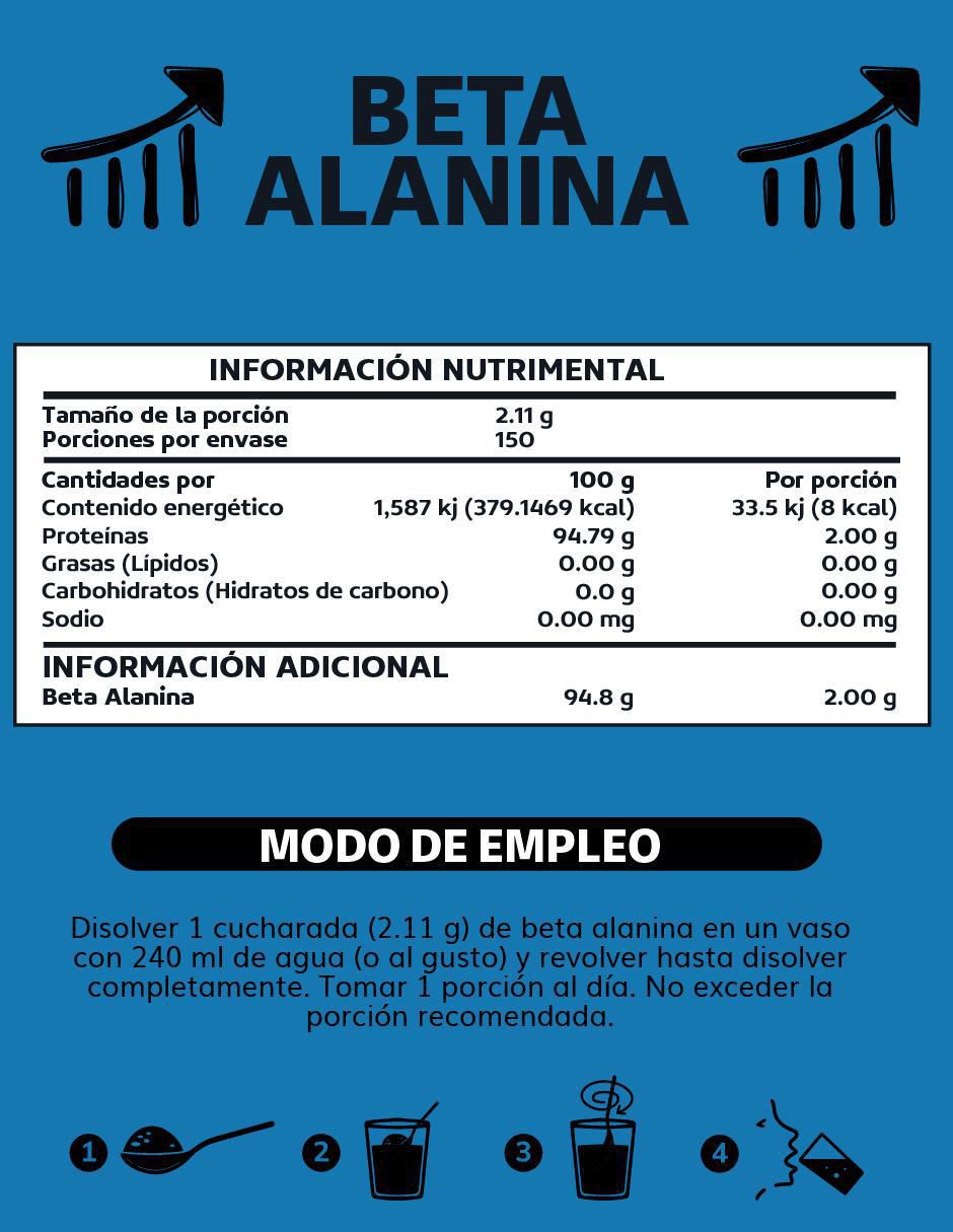 Beta Alanina sabor granada de 316.5 g 3
