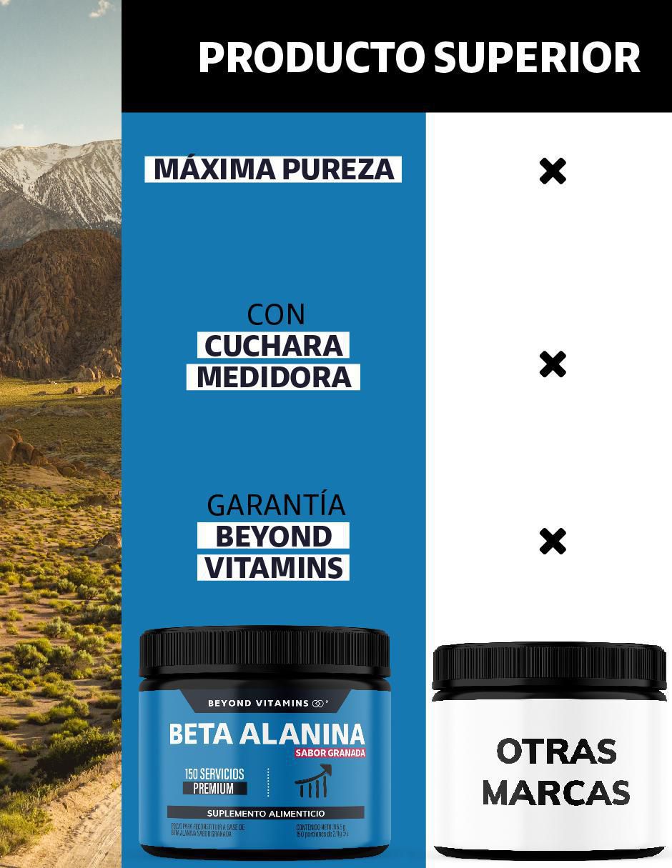 Beta Alanina sabor granada de 316.5 g 4