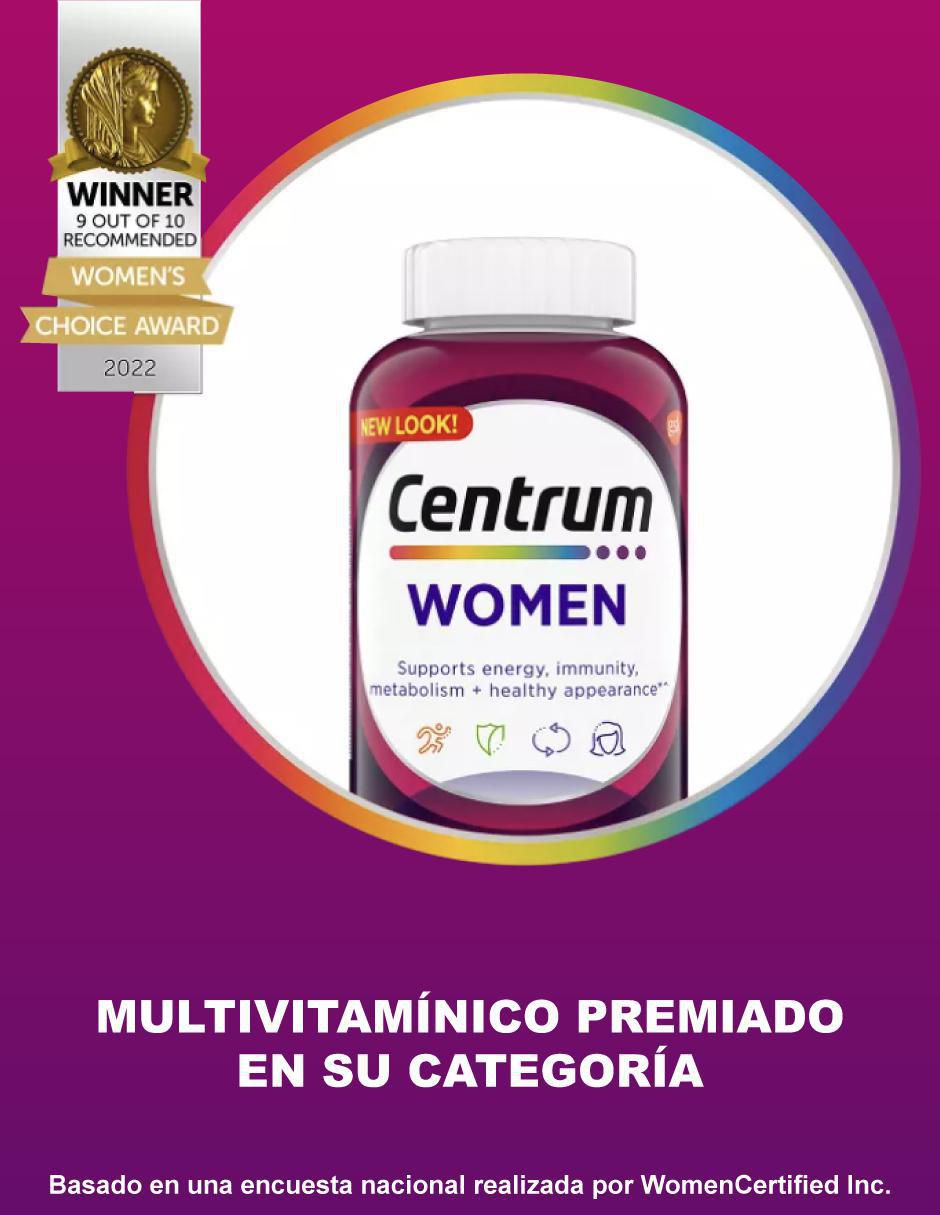 Multivitamínico suplemento alimenticio tabletas para mujer 2