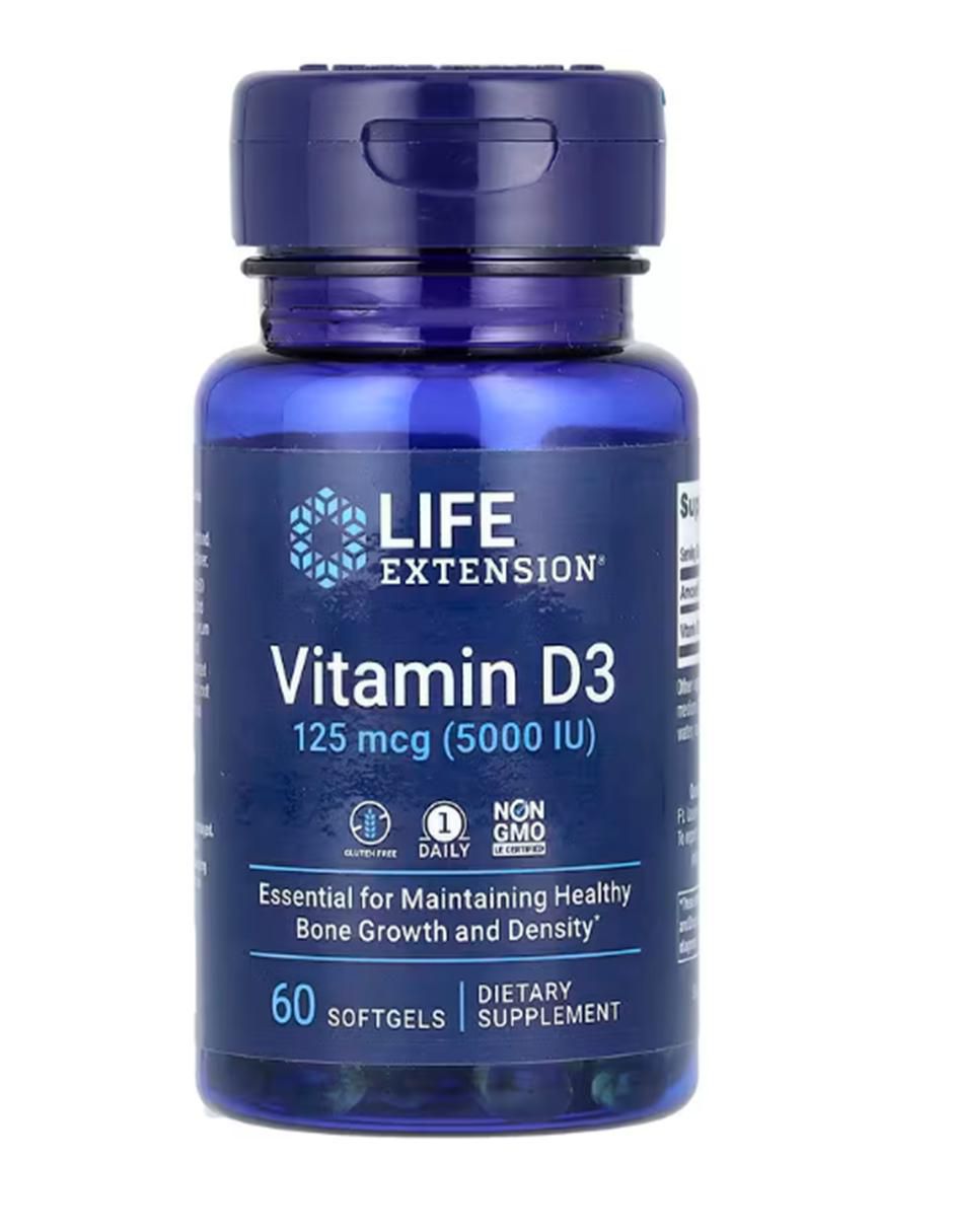 Vitamina D3 de 60 cápsulas