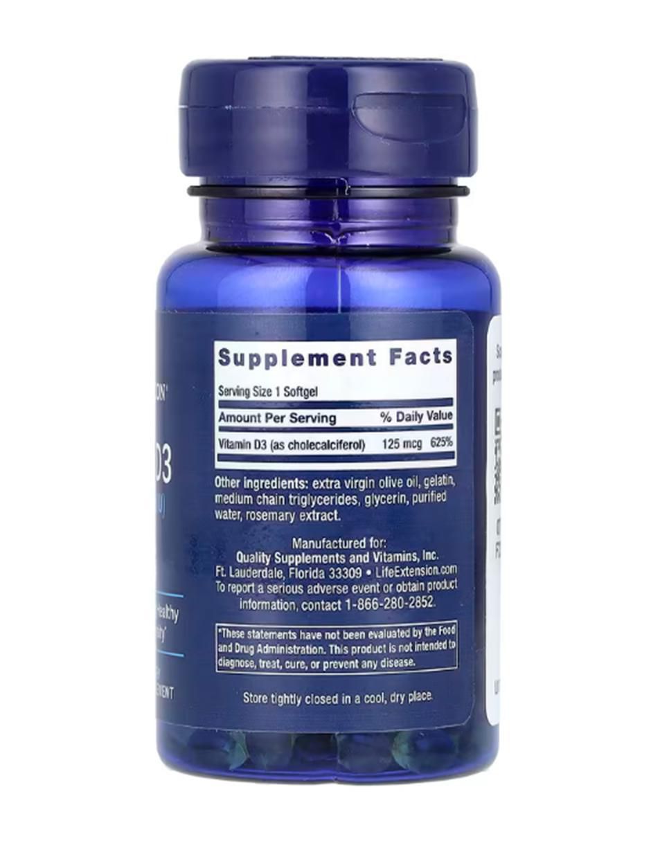 Vitamina D3 de 60 cápsulas 2