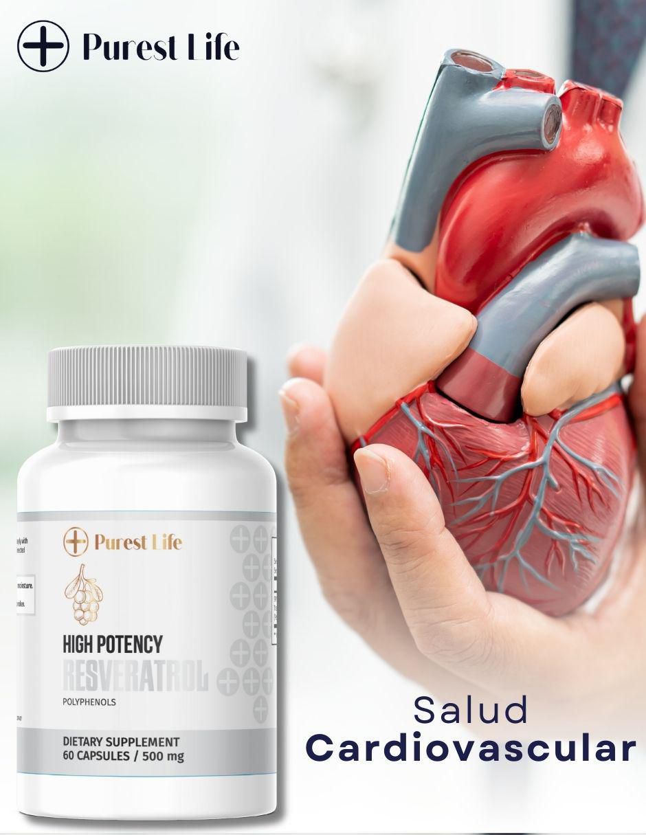 Resveratrol sabor natural de 60 cápsulas 5