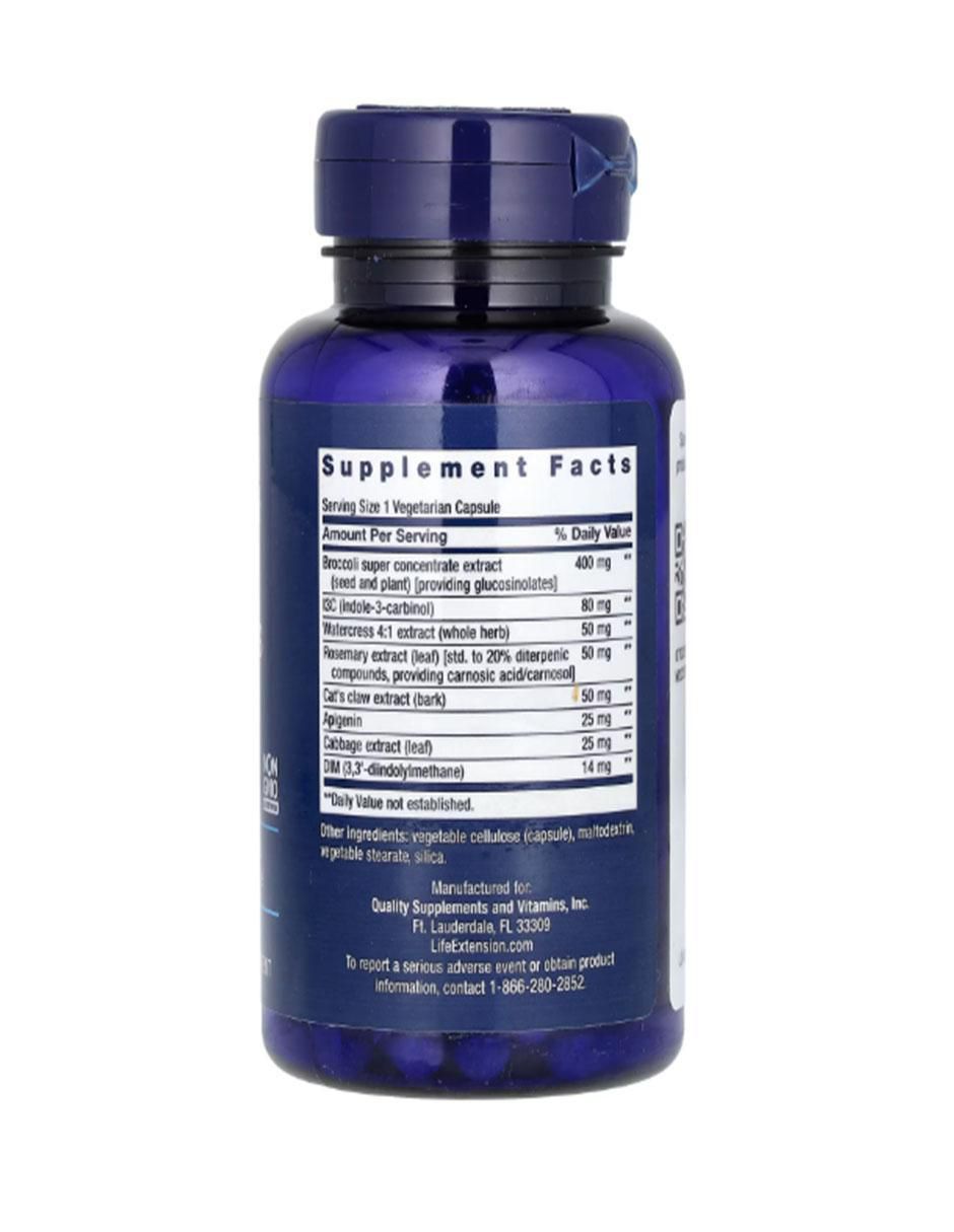 Crucíferas de Triple Acción con vitaminas y minerales de 60 cápsulas 2