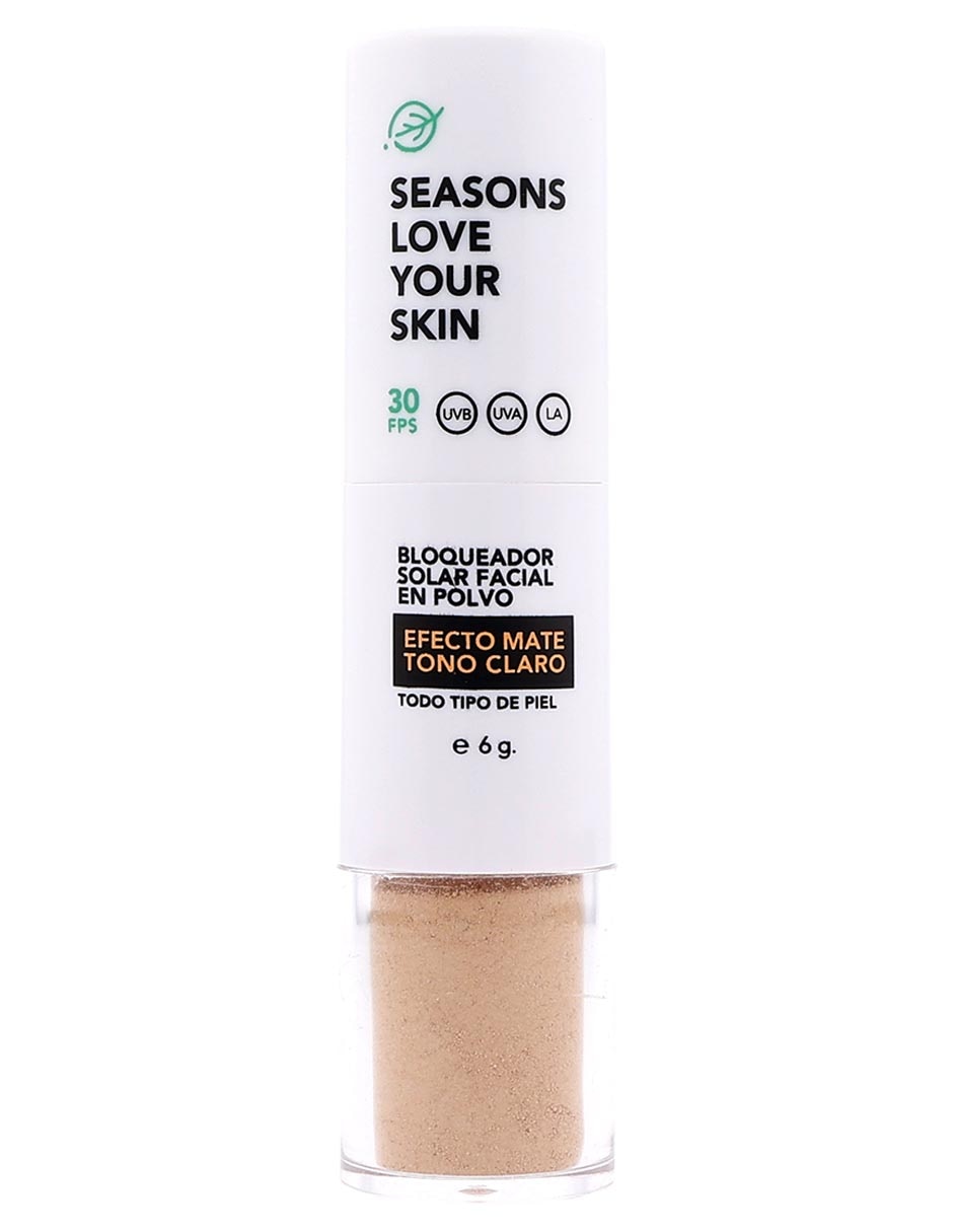 Bloqueador solar FPS 30 Bloqueador Solar Facial en Polvo Solares 6 g