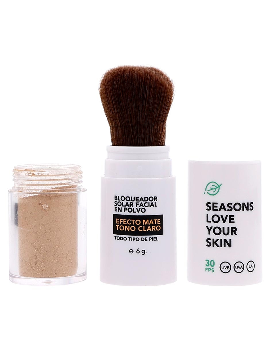 Bloqueador solar FPS 30 Bloqueador Solar Facial en Polvo Solares 6 g 2