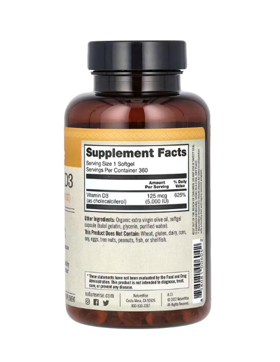VITAMINA D3 de 360 cápsulas 2