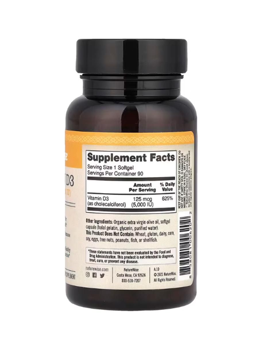 Vitamina D3 de 90 cápsulas 2
