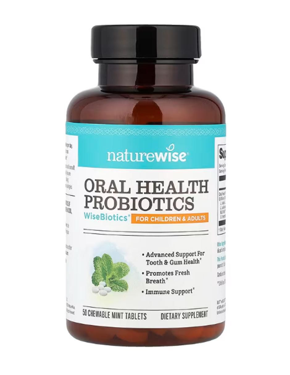 Probioticos con probióticos sabor menta de 50 cápsulas Probioticos con probióticos sabor menta de 50 cápsulas