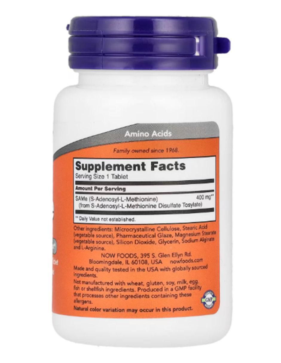 SAMe con vitaminas y minerales de 30 tabletas 2