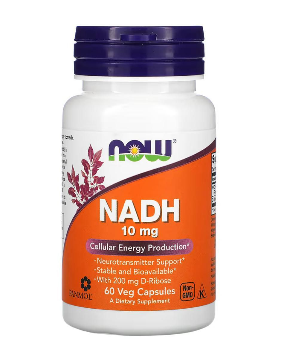 NADH, 10 mg con nad+ (nicotinamide adenine dinucleotide) de 60 cápsulas