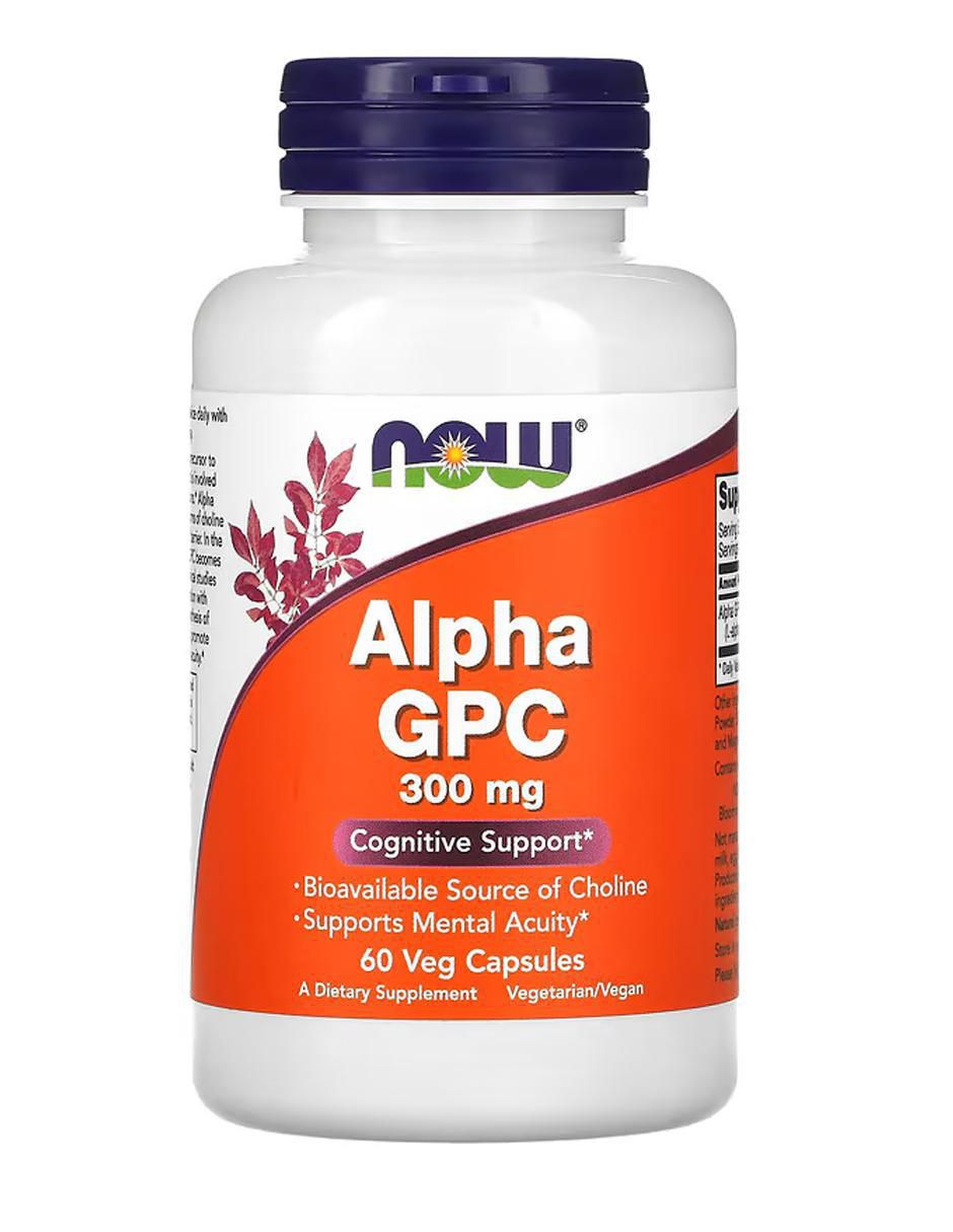 Alfa-GPC, 300 mg con alfa-gpc de 60 cápsulas