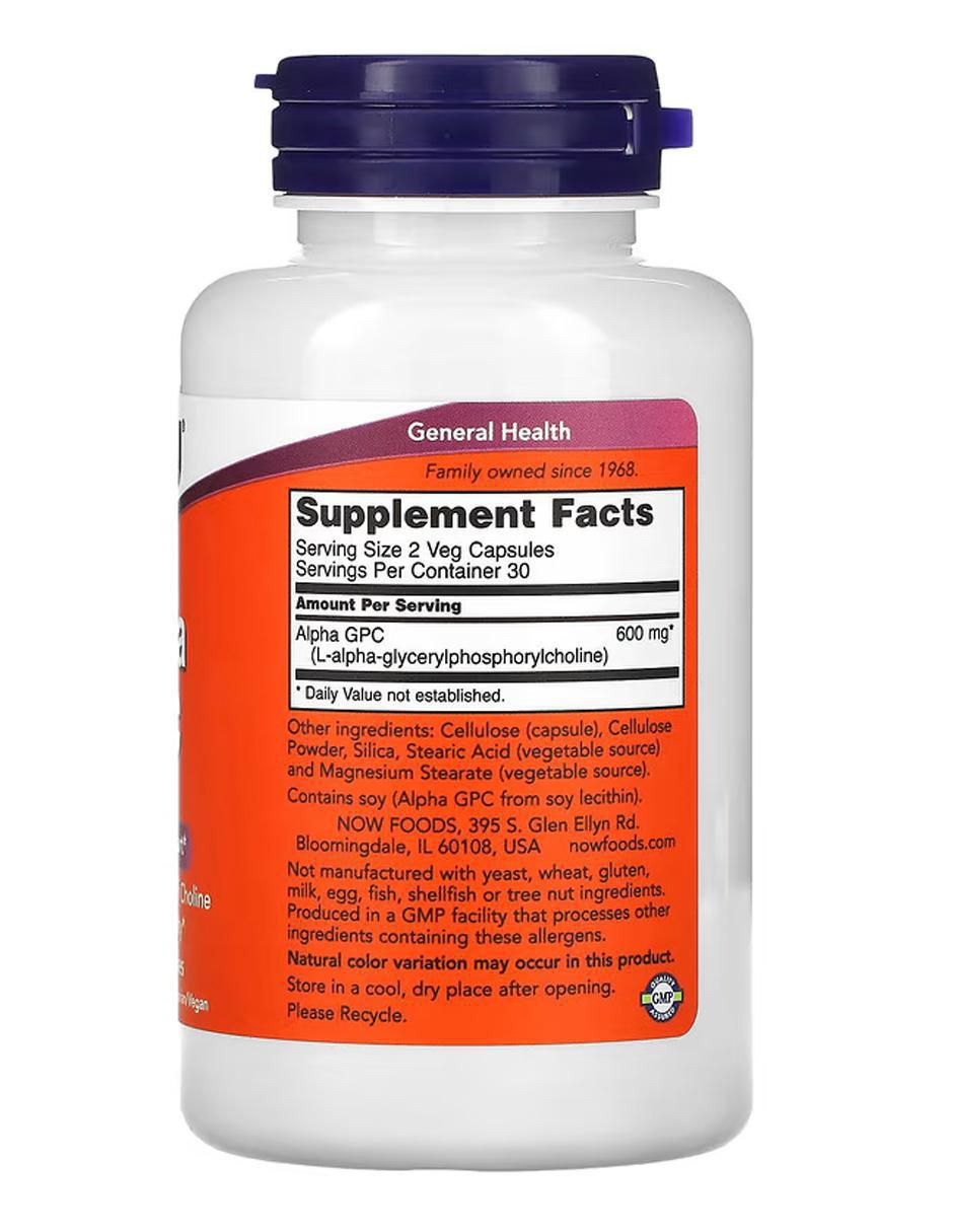 Alfa-GPC, 300 mg con alfa-gpc de 60 cápsulas 2