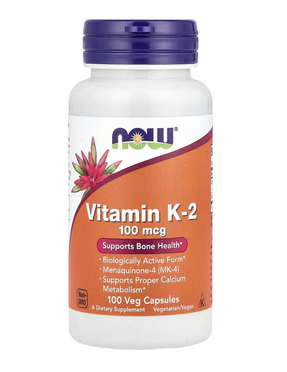 Vitamina K2, 100 mcg de 100 cápsulas 1