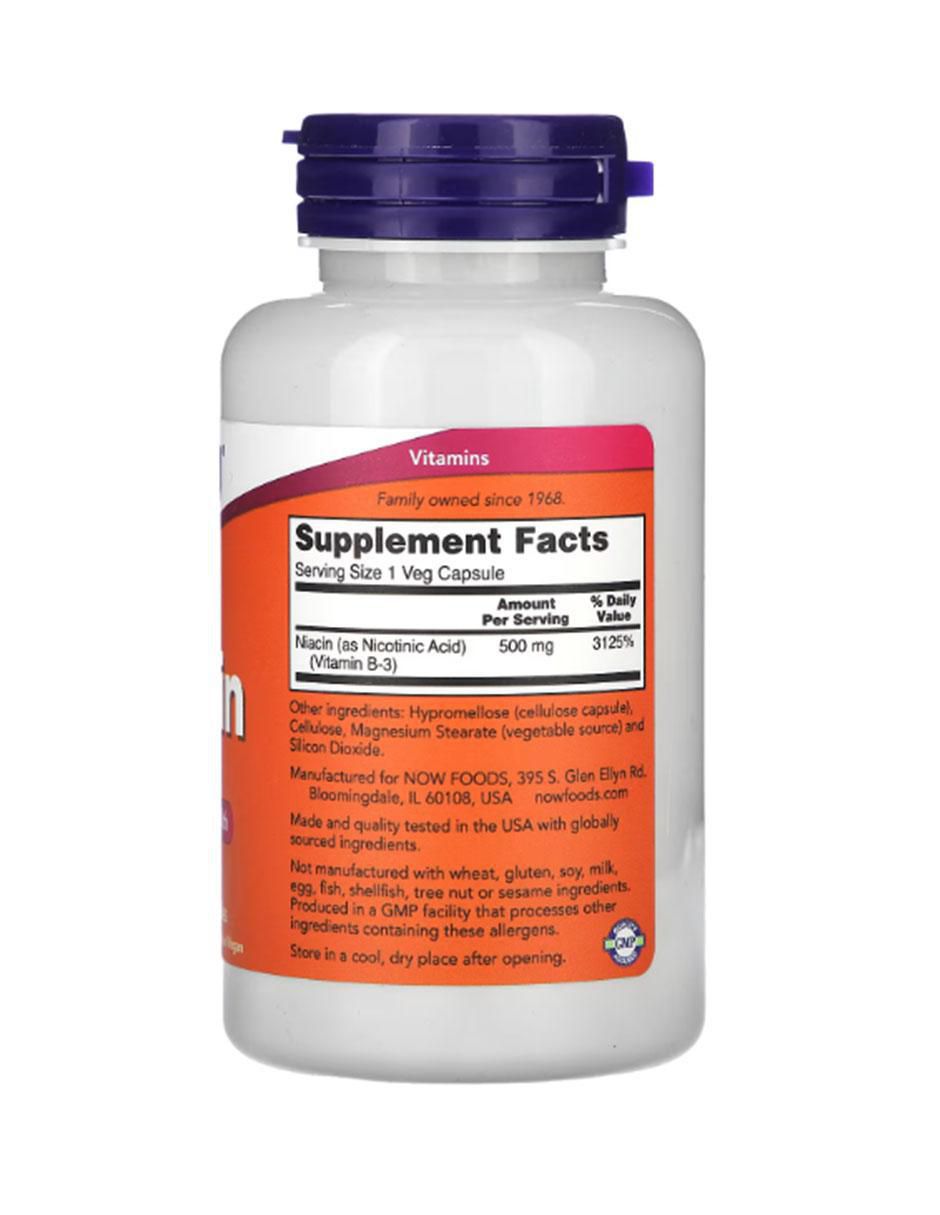 Niacina con vitamina b3 de 100 cápsulas 2