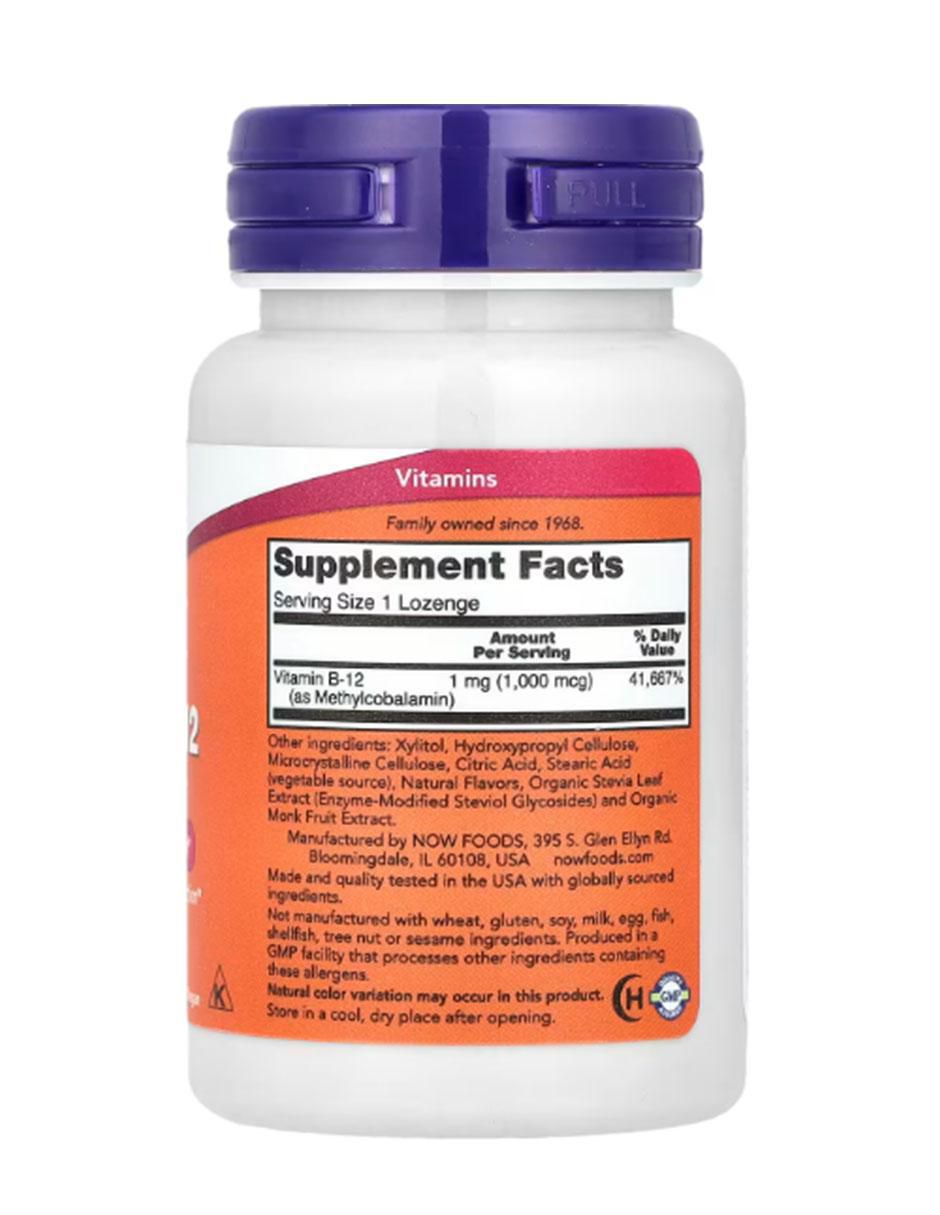 Metil B-12 con vitamina b12 de 100 tabletas 2