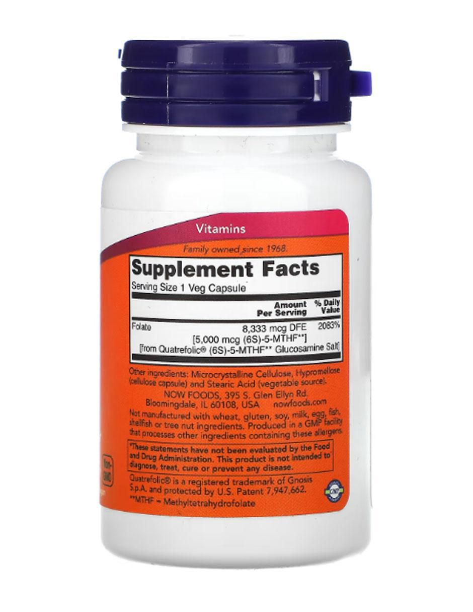Metilfolato con glucosamina de 50 cápsulas 2